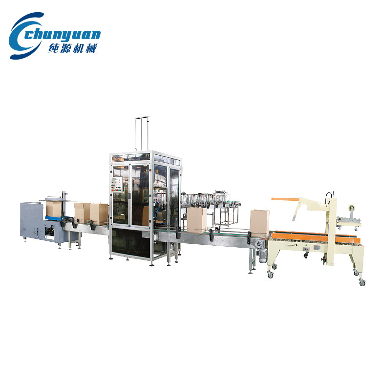 全自動開箱、裝箱、封箱機組